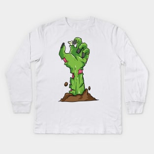 Zombie Hand Kids Long Sleeve T-Shirt